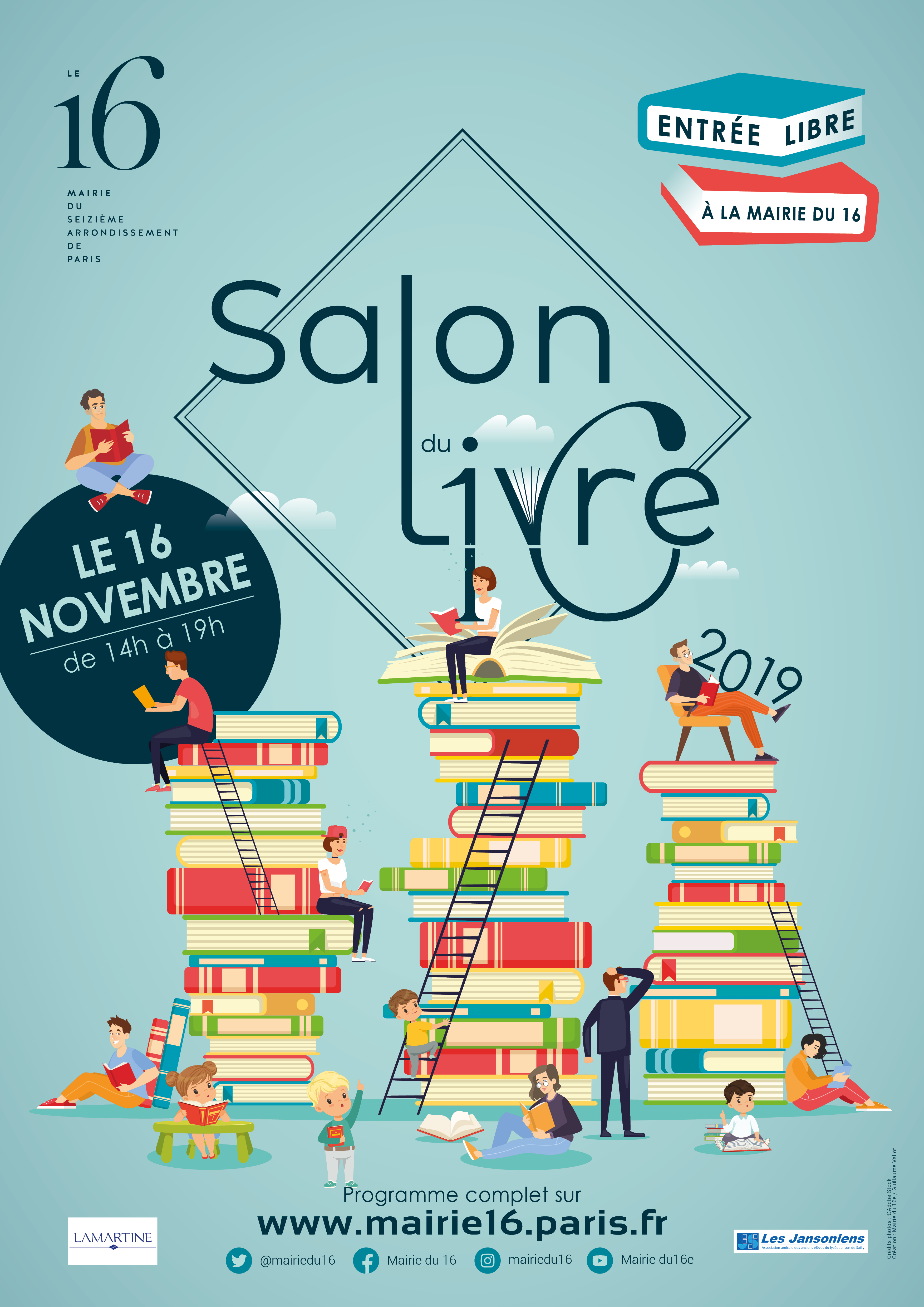 Salon du livre de la Mairie du 16e et des Jansoniens Découvrez les